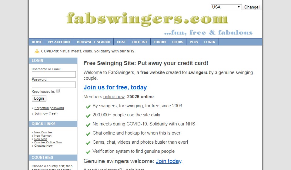 Fabswingers Avis 2025-notre opinion et le témoignage des utilisateurs