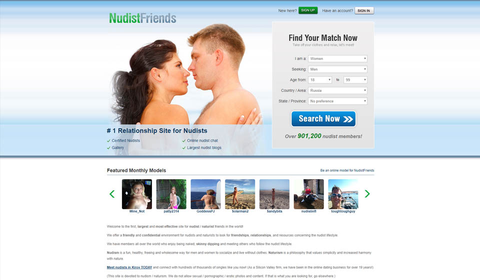 NudistFriends Revizuirea 2025